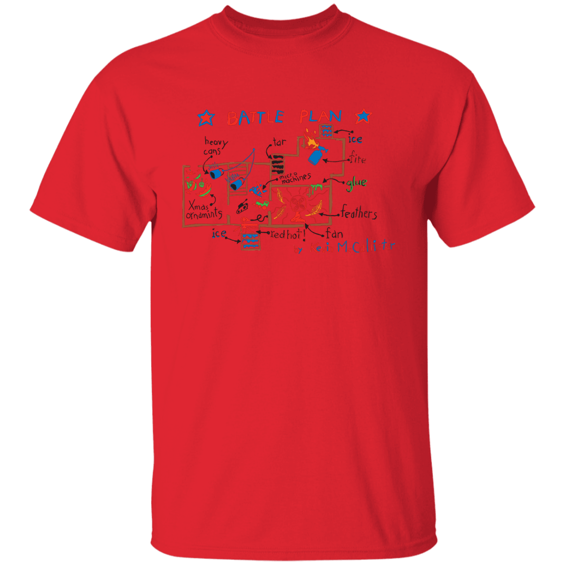 T-Shirts Red / YXS Battle Plan Youth T-Shirt