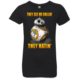 T-Shirts Black / YXS BB8TSMR Girls Premium T-Shirt