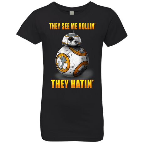 T-Shirts Black / YXS BB8TSMR Girls Premium T-Shirt