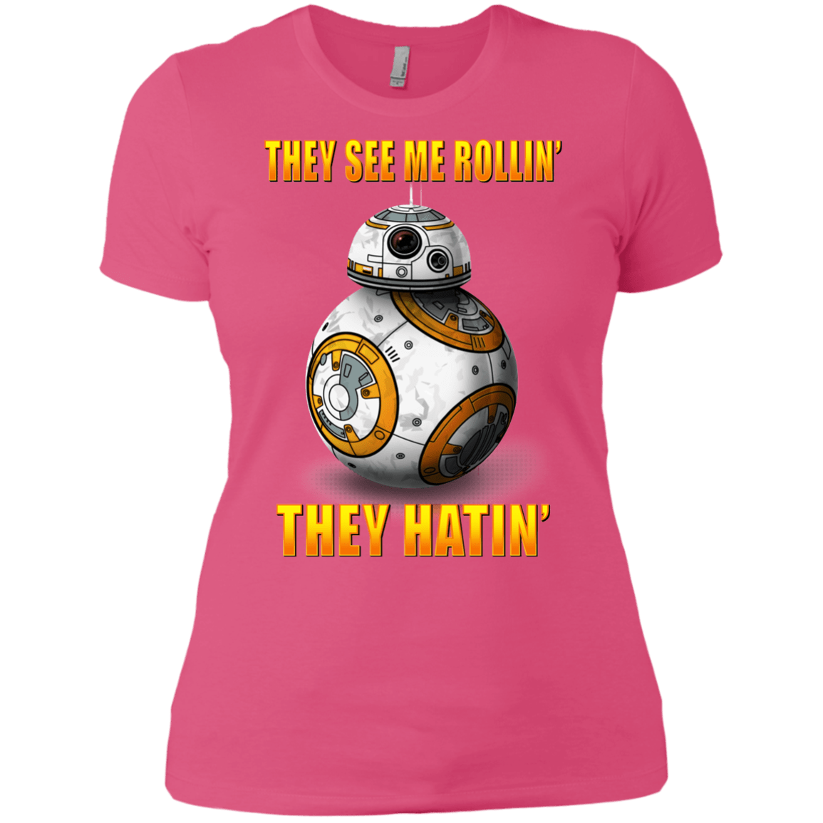 T-Shirts Hot Pink / X-Small BB8TSMR Women's Premium T-Shirt