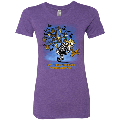 T-Shirts Purple Rush / Small Beetlegrinch Women's Triblend T-Shirt