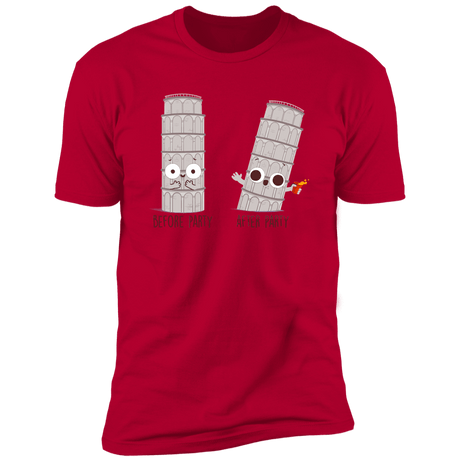 T-Shirts Red / S Before and After Party Men's Premium T-Shirt