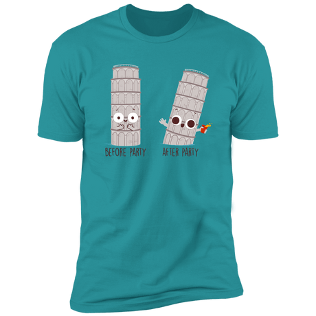 T-Shirts Tahiti Blue / S Before and After Party Men's Premium T-Shirt