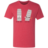 T-Shirts Vintage Red / S Before and After Party Men's Triblend T-Shirt