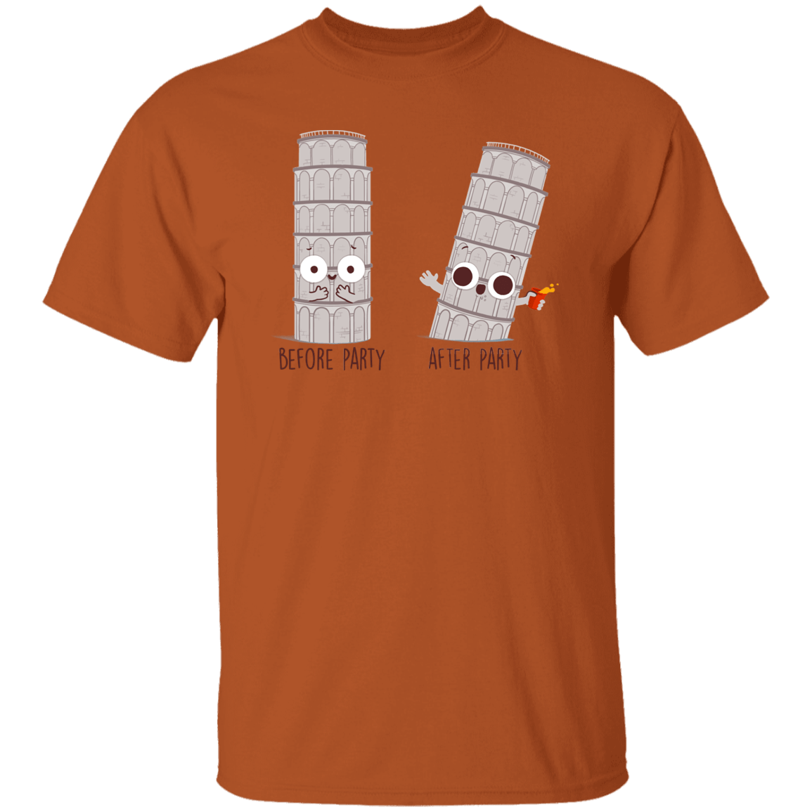 T-Shirts Texas Orange / S Before and After Party T-Shirt