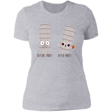 T-Shirts Heather Grey / S Before and After Party Women's Premium T-Shirt