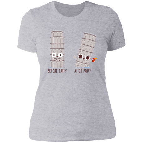 T-Shirts Heather Grey / S Before and After Party Women's Premium T-Shirt