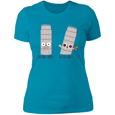 T-Shirts Turquoise / S Before and After Party Women's Premium T-Shirt
