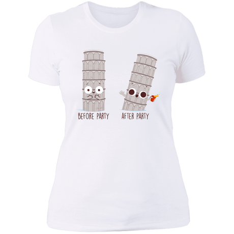 T-Shirts White / S Before and After Party Women's Premium T-Shirt