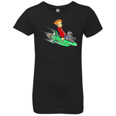 T-Shirts Black / YXS Bender and Fry Girls Premium T-Shirt