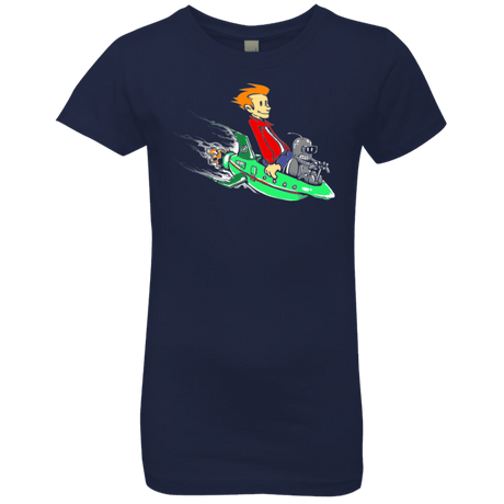 T-Shirts Midnight Navy / YXS Bender and Fry Girls Premium T-Shirt