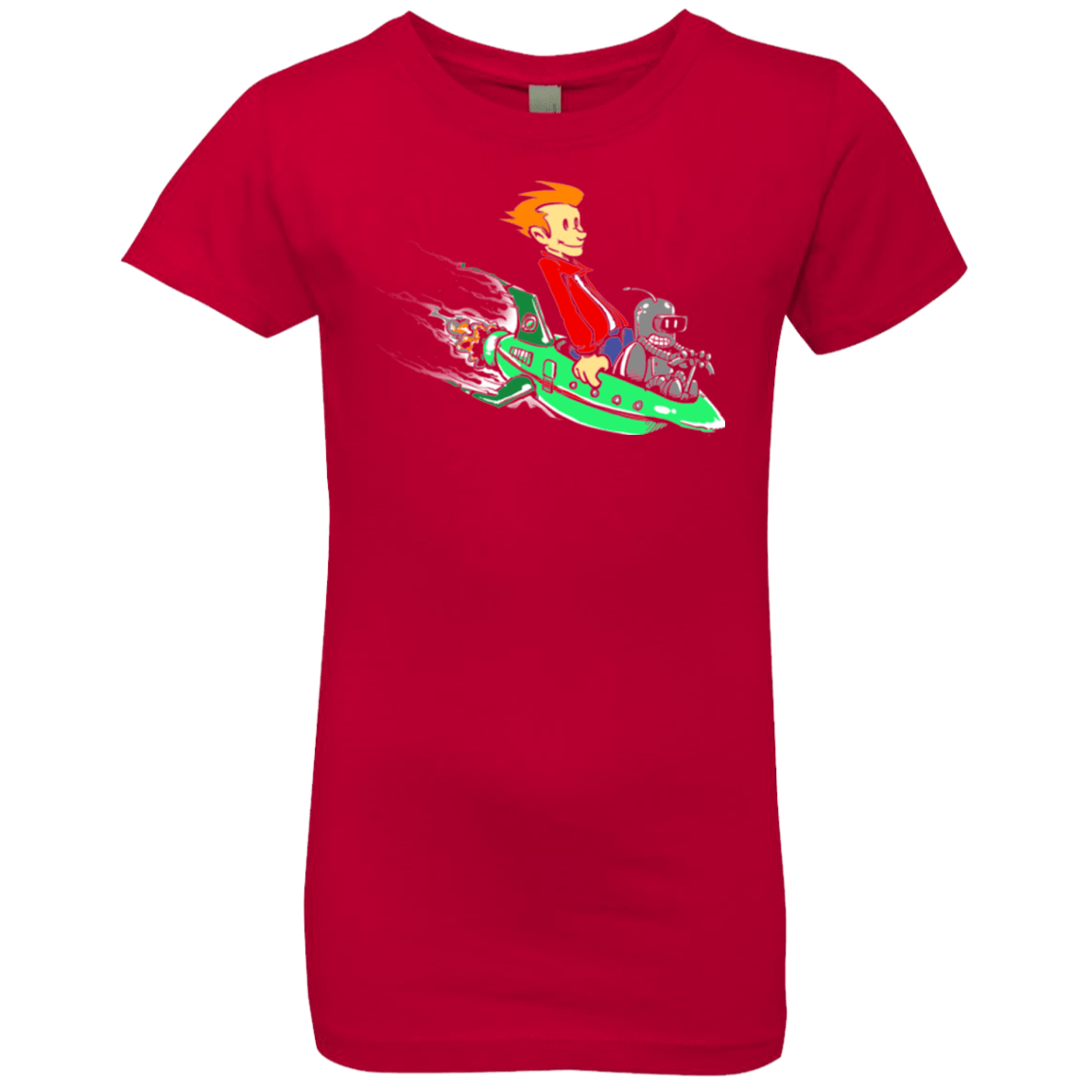 T-Shirts Red / YXS Bender and Fry Girls Premium T-Shirt