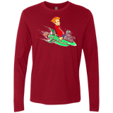 T-Shirts Cardinal / Small Bender and Fry Men's Premium Long Sleeve