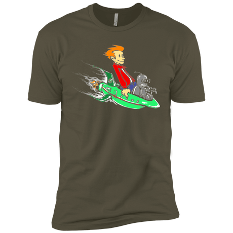 T-Shirts Military Green / X-Small Bender and Fry Men's Premium T-Shirt