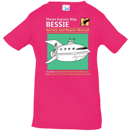 T-Shirts Hot Pink / 6 Months Bessie Service and Repair Manual Infant Premium T-Shirt