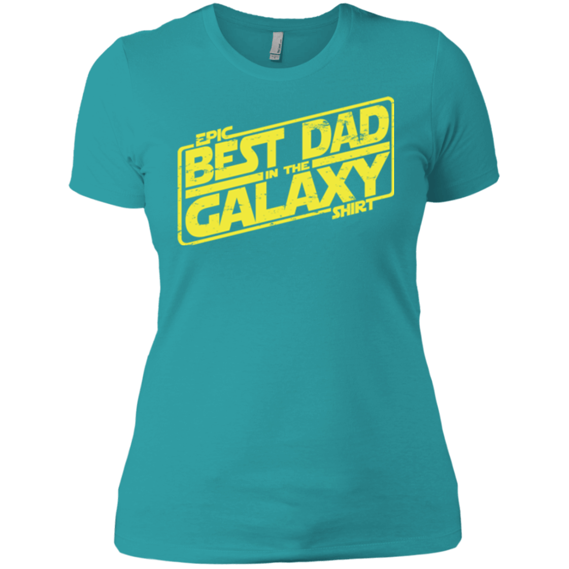 T-Shirts Tahiti Blue / X-Small Best Dad in the Galaxy Women's Premium T-Shirt
