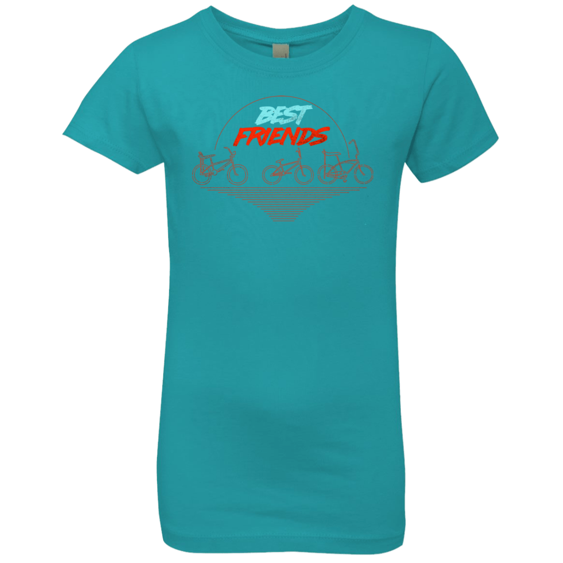 T-Shirts Tahiti Blue / YXS Best Friends Girls Premium T-Shirt