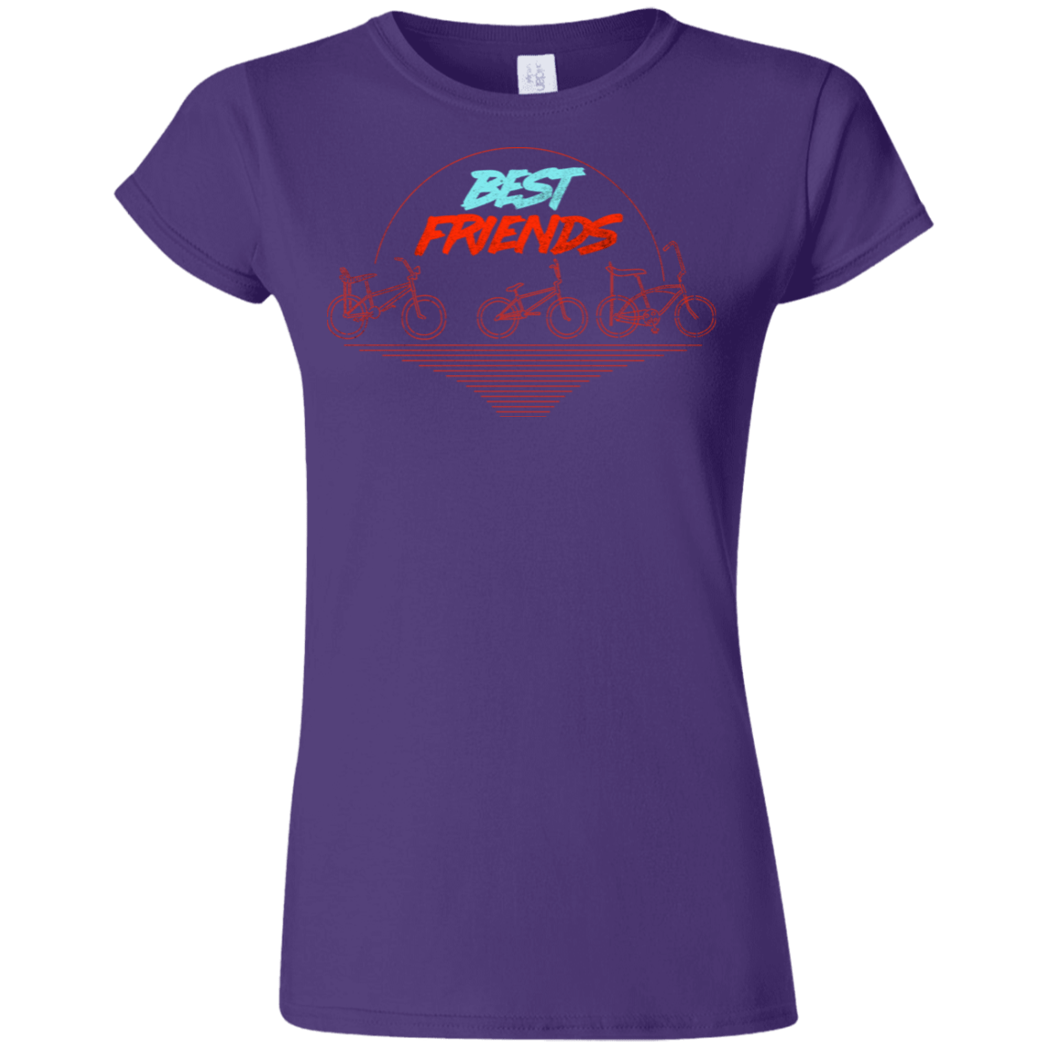 T-Shirts Purple / S Best Friends Junior Slimmer-Fit T-Shirt