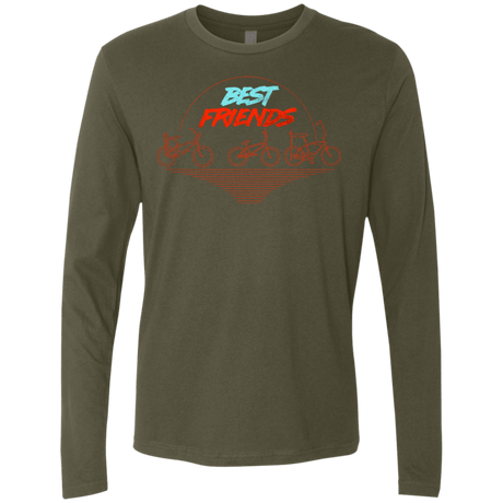 T-Shirts Military Green / S Best Friends Men's Premium Long Sleeve