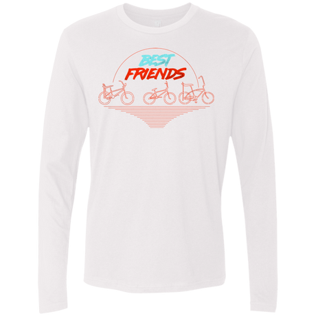 T-Shirts White / S Best Friends Men's Premium Long Sleeve