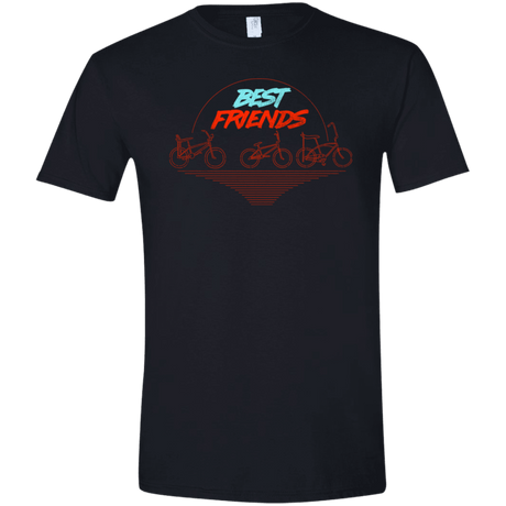 T-Shirts Black / X-Small Best Friends Men's Semi-Fitted Softstyle