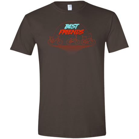 T-Shirts Dark Chocolate / S Best Friends Men's Semi-Fitted Softstyle
