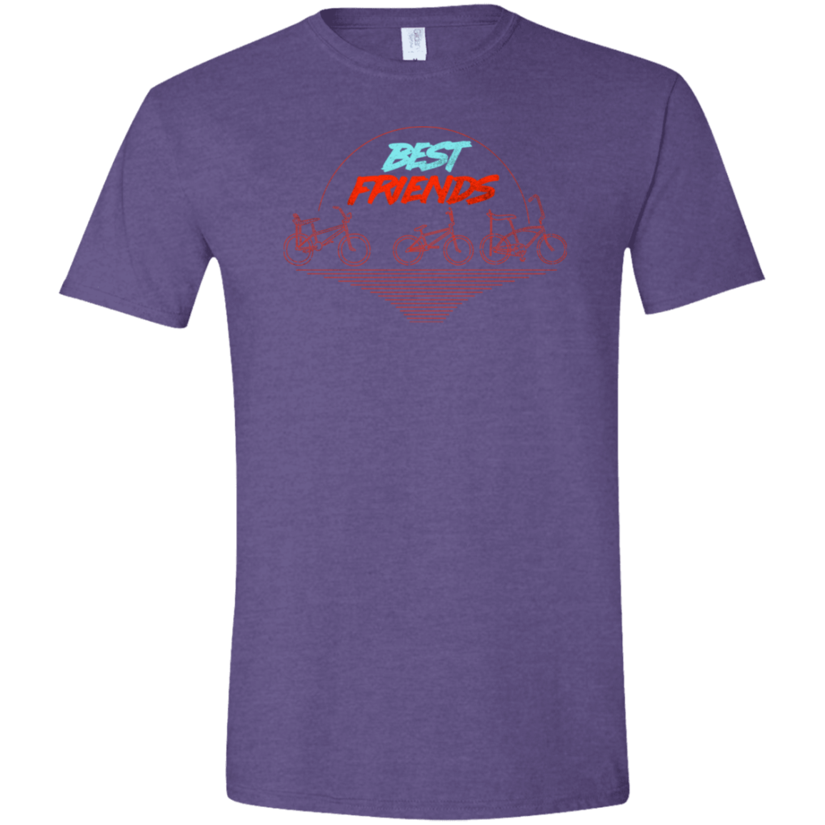 T-Shirts Heather Purple / S Best Friends Men's Semi-Fitted Softstyle