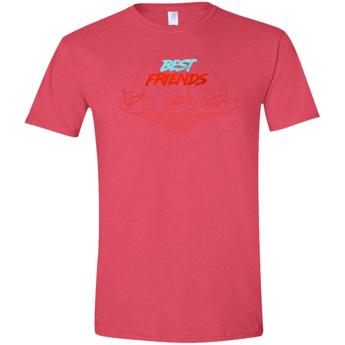 T-Shirts Heather Red / S Best Friends Men's Semi-Fitted Softstyle