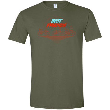 T-Shirts Military Green / S Best Friends Men's Semi-Fitted Softstyle