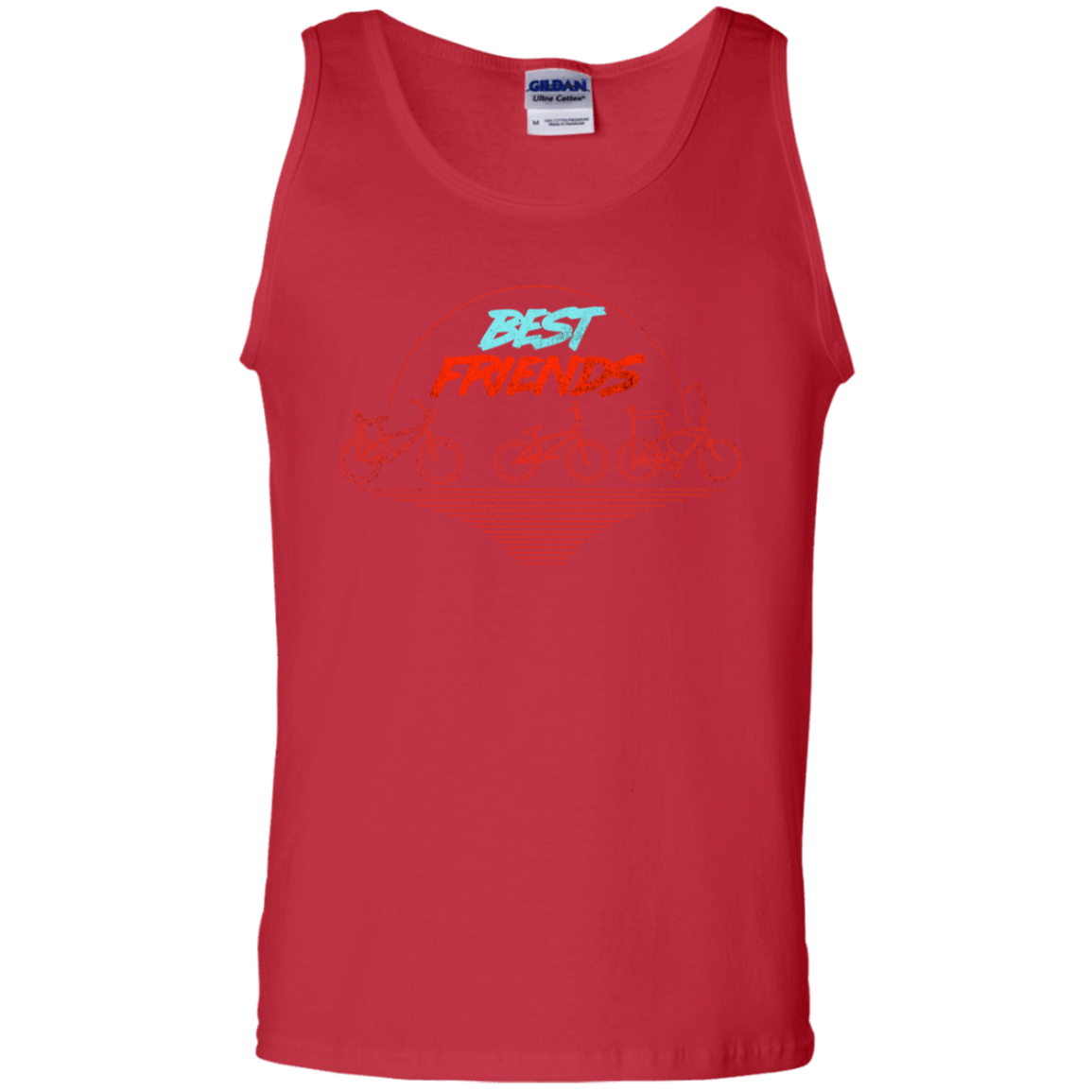 T-Shirts Red / S Best Friends Men's Tank Top