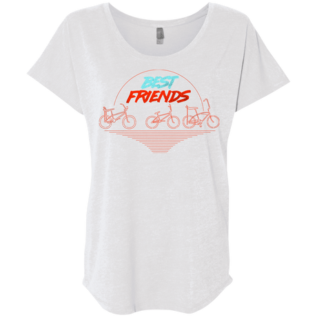 T-Shirts Heather White / X-Small Best Friends Triblend Dolman Sleeve