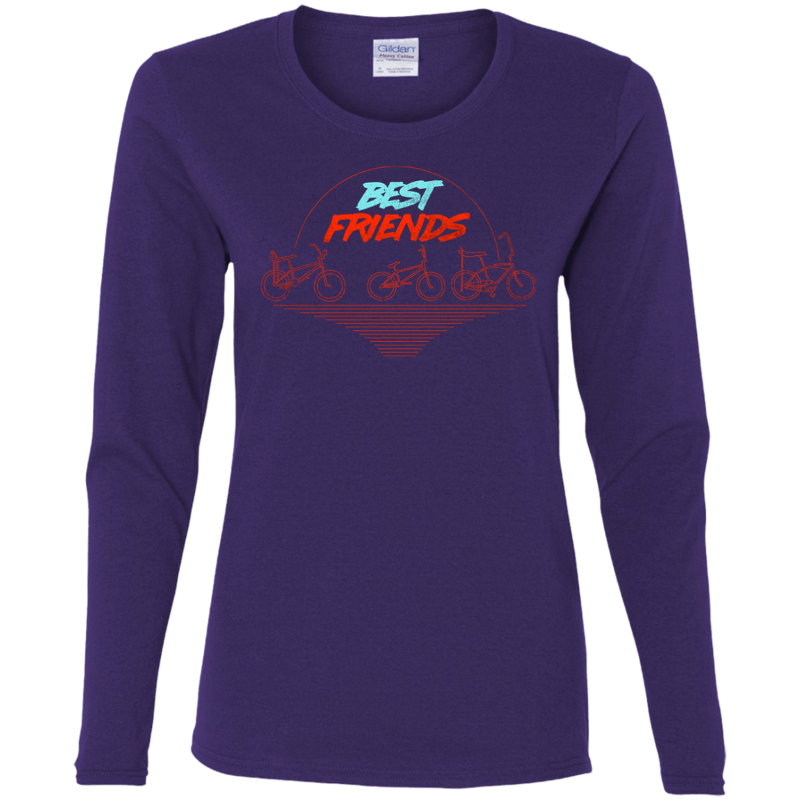 T-Shirts Purple / S Best Friends Women's Long Sleeve T-Shirt