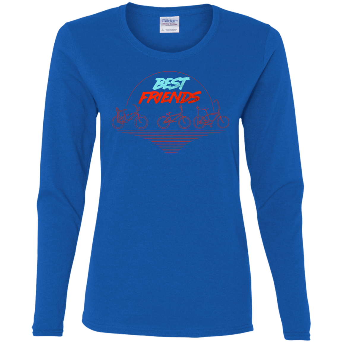 T-Shirts Royal / S Best Friends Women's Long Sleeve T-Shirt