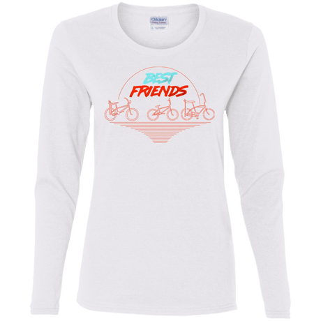 T-Shirts White / S Best Friends Women's Long Sleeve T-Shirt