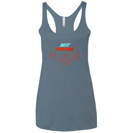 T-Shirts Indigo / X-Small Best Friends Women's Triblend Racerback Tank
