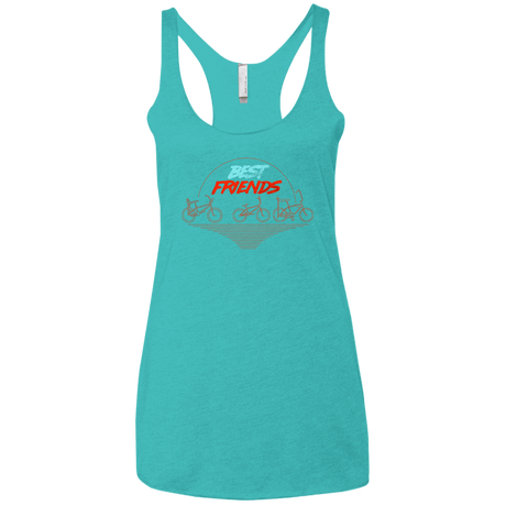 T-Shirts Tahiti Blue / X-Small Best Friends Women's Triblend Racerback Tank