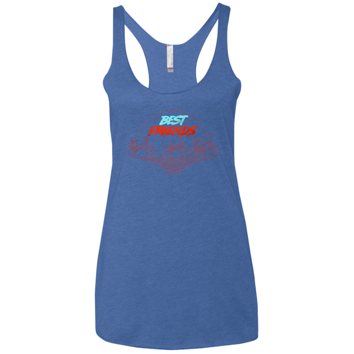 T-Shirts Vintage Royal / X-Small Best Friends Women's Triblend Racerback Tank