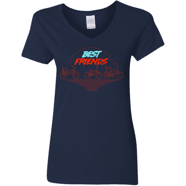 T-Shirts Navy / S Best Friends Women's V-Neck T-Shirt