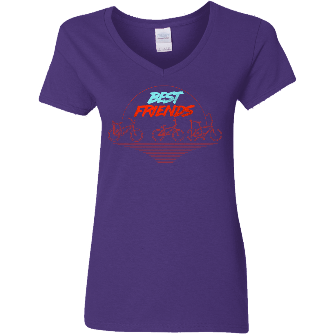 T-Shirts Purple / S Best Friends Women's V-Neck T-Shirt