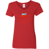 T-Shirts Red / S Best Friends Women's V-Neck T-Shirt