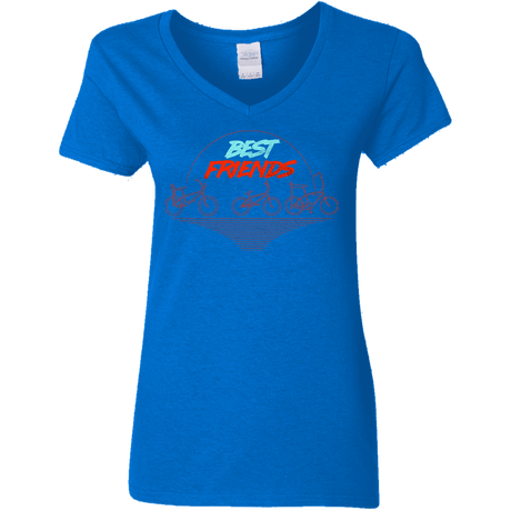 T-Shirts Royal / S Best Friends Women's V-Neck T-Shirt