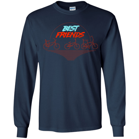 T-Shirts Navy / YS Best Friends Youth Long Sleeve T-Shirt