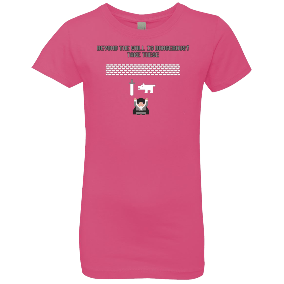 T-Shirts Hot Pink / YXS Beyond the Wall Girls Premium T-Shirt