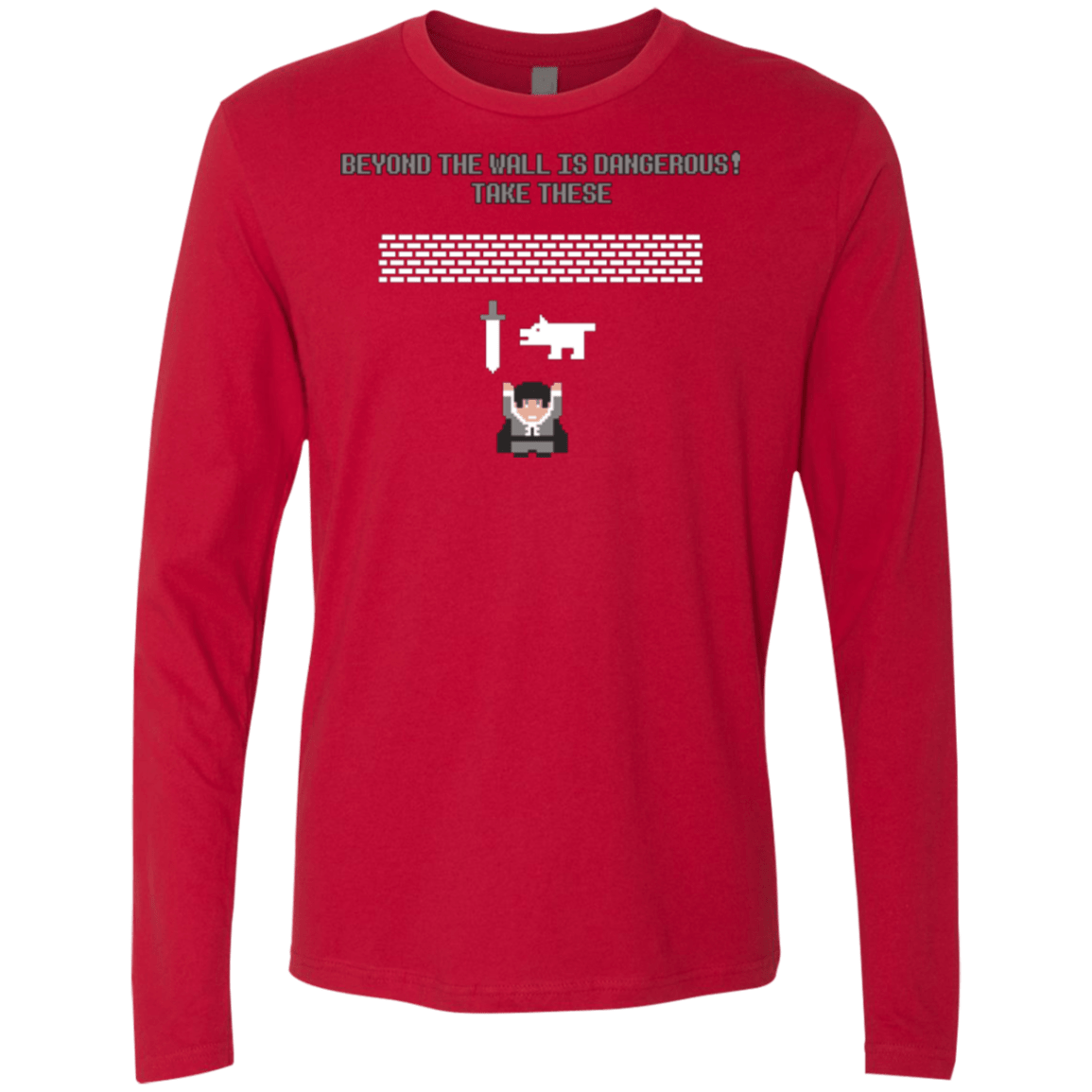 T-Shirts Red / Small Beyond the Wall Men's Premium Long Sleeve