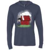 T-Shirts Vintage Navy / X-Small Big Peanut 6 Triblend Long Sleeve Hoodie Tee