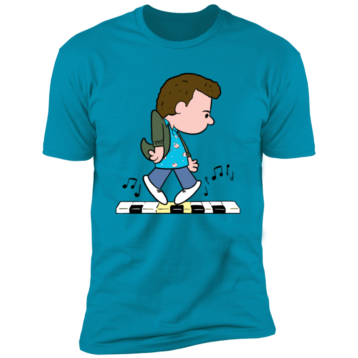 T-Shirts Turquoise / S Big Sound Men's Premium T-Shirt