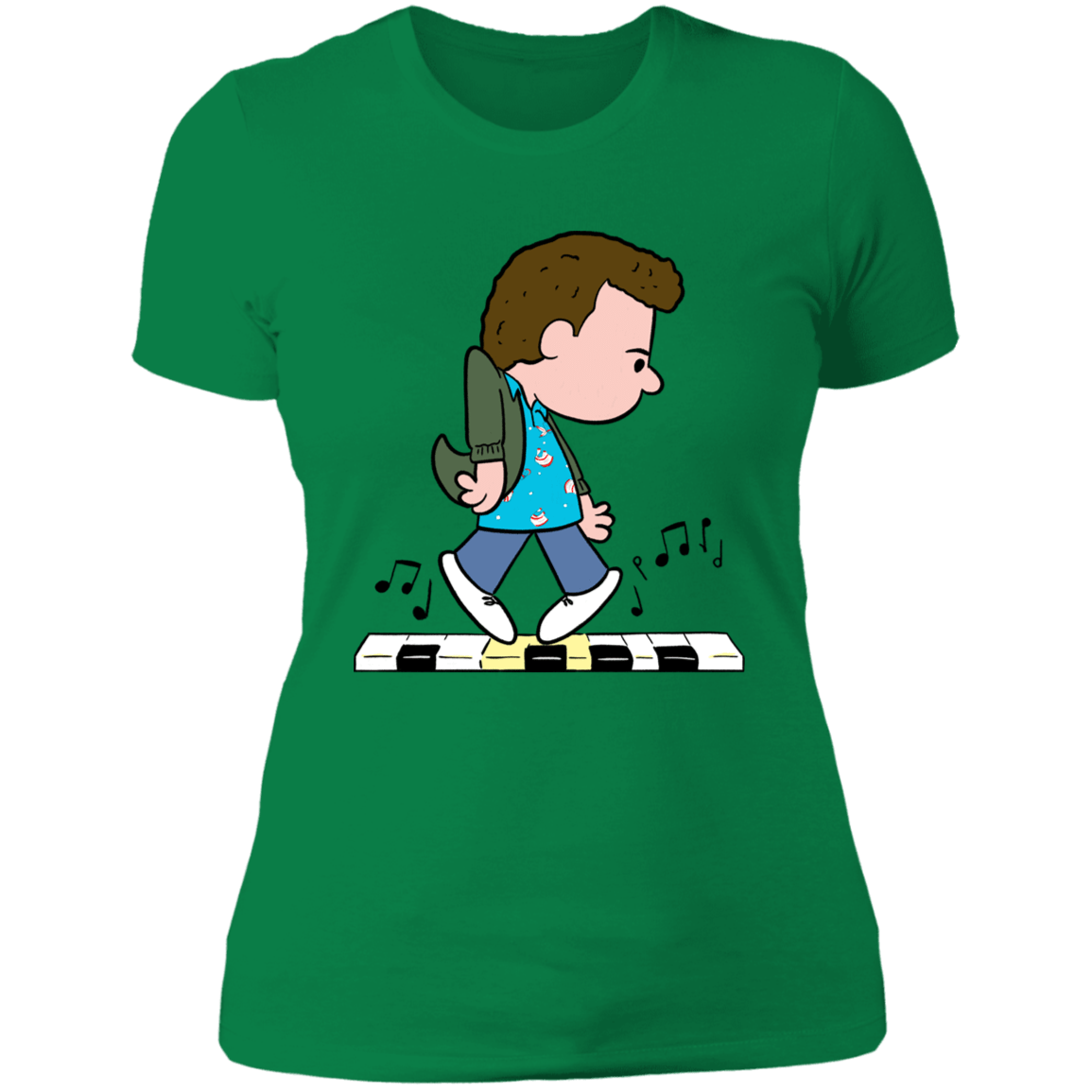 T-Shirts Kelly Green / S Big Sound Women's Premium T-Shirt