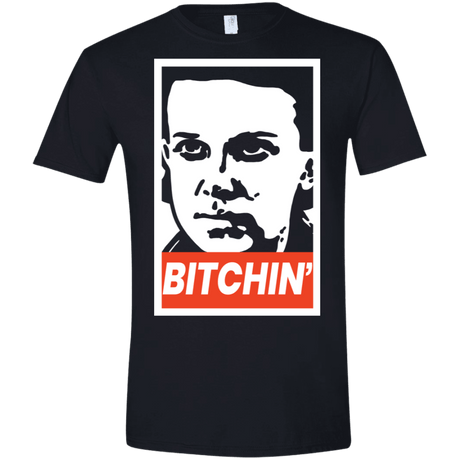 T-Shirts Black / X-Small BITCHIN' Men's Semi-Fitted Softstyle