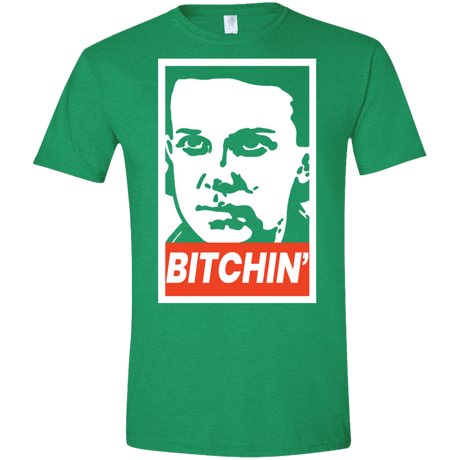T-Shirts Heather Irish Green / S BITCHIN' Men's Semi-Fitted Softstyle