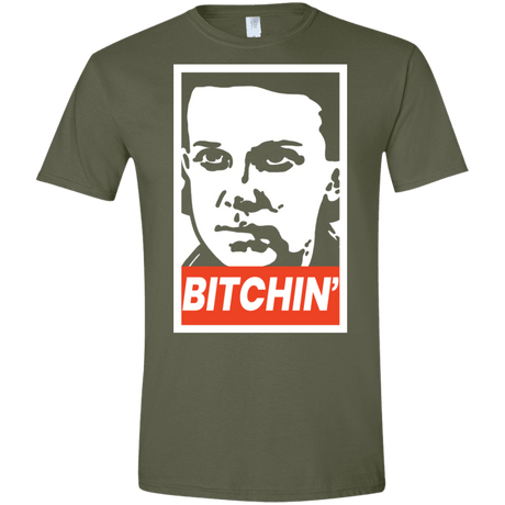 T-Shirts Military Green / S BITCHIN' Men's Semi-Fitted Softstyle